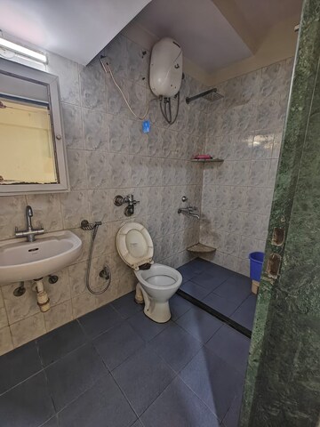 Bathroom in 1 BHK Apartment at Hiranandani Estate, Ghodbunder Road – for Rent