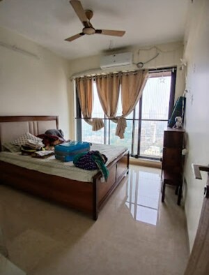 Master Bedroom in 2 BHK Apartment at LnT Crescent Bay T4, Parel – for Rent