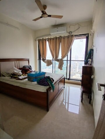 Master Bedroom in 2 BHK Apartment at LnT Crescent Bay T4, Parel – for Rent