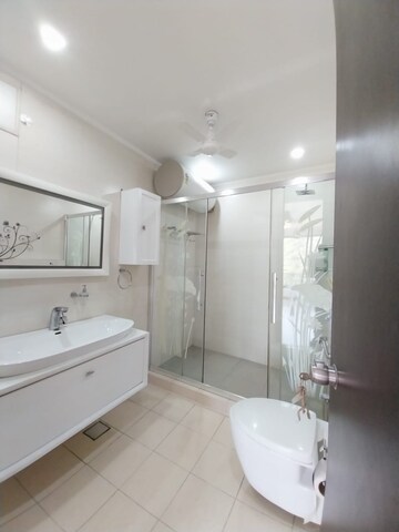 Bathroom in 3 BHK Builder Floor at Gulmohar Park – for Rent