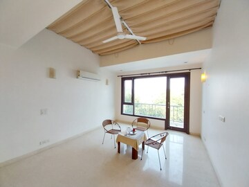 Living Room in 3 BHK Builder Floor at Gulmohar Park – for Rent