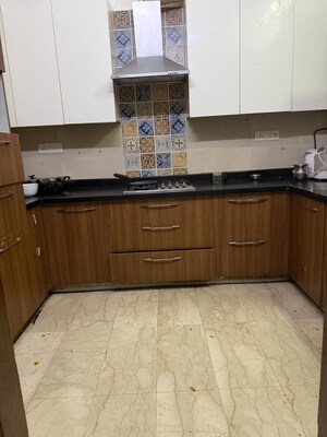 Kitchen in 3 BHK Builder Floor at Greater Kailash I – for Sale