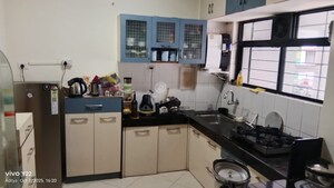 Kitchen in 2 BHK Apartment at Harsh Vihar, Aundh – for Rent