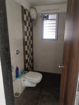 Bathroom in 3 BHK Apartment at Galaxy Greenwoods, Kharghar – for Rent