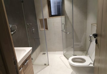 Bathroom in 4 BHK Apartment at Sri Fortune One, Banjara Hills – for Rent