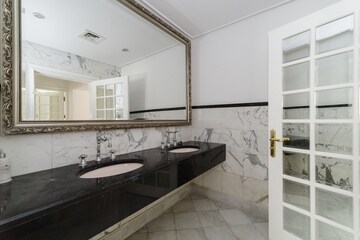 Bathroom in 3 BHK Apartment at Pearl Horizon, Jogeshwari West – for Rent