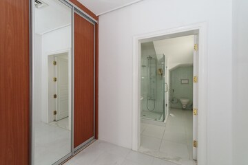 Bathroom in 3 BHK Apartment at Pearl Horizon, Jogeshwari West – for Rent