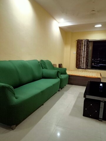Living Room in 1 BHK Apartment at Sapphire Lakeside, Powai – for Rent