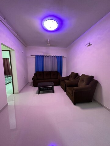 Living Room in 1 BHK Apartment at VTP Cygnus, Kharadi – for Rent