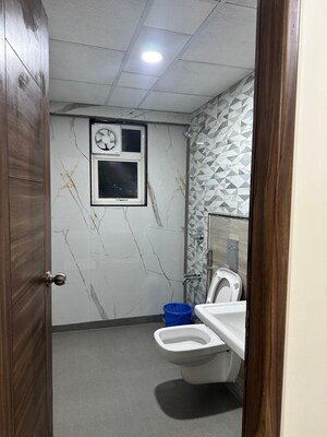 Bathroom in 1 BHK Apartment at VTP Cygnus, Kharadi – for Rent