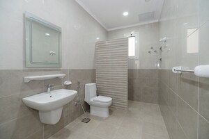 Bathroom in 1 BHK Apartment at Sai The Platinium, Juhu – for Rent