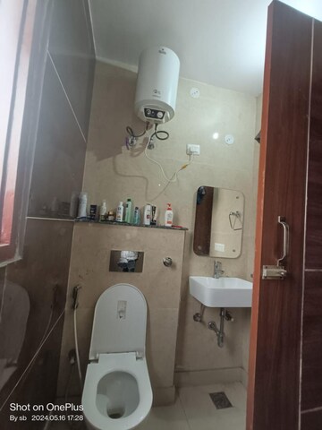 Bathroom in 3 BHK Builder Floor at Alphacorp Gurgaon One 22, Sector 22 – for Rent