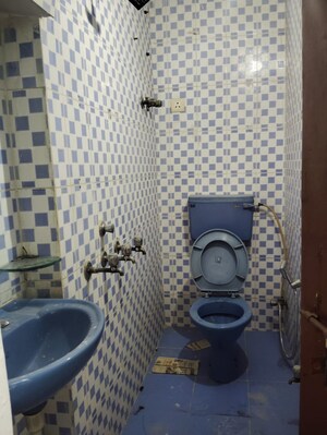 Bathroom in 2 BHK Apartment at RWA Flats Pocket 40, Kalkaji – for Rent