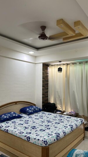 Bedroom in 2 BHK Apartment at SS Rutuparna, Moshi – for Rent