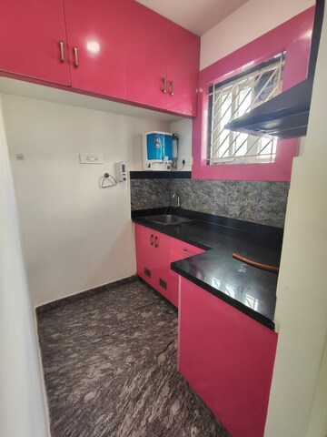 Kitchen in 1 BHK Builder Floor at Koramangala – for Rent