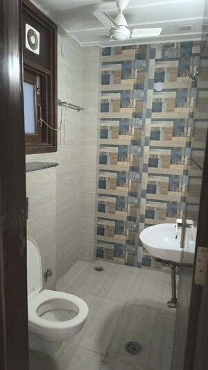 Bathroom in 3 BHK Builder Floor at Chittaranjan Park – for Sale