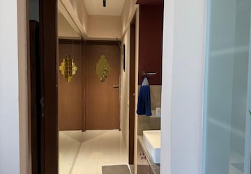 Building Lobby in 2 BHK Apartment at Rainbow Revell Orchid, Madhav Nagar – for Rent