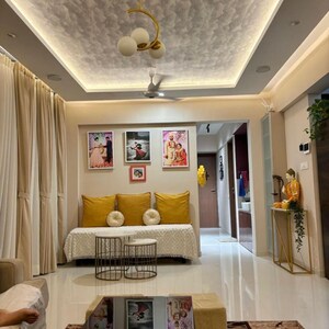 Living Room in 2 BHK Apartment at Rainbow Revell Orchid, Madhav Nagar – for Rent