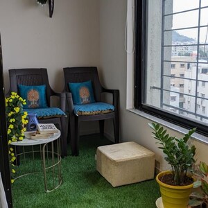 Living Room in 2 BHK Apartment at Rainbow Revell Orchid, Madhav Nagar – for Rent