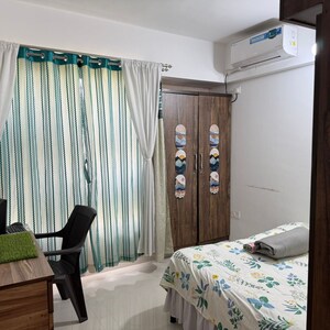 Bedroom in 2 BHK Apartment at Rainbow Revell Orchid, Madhav Nagar – for Rent