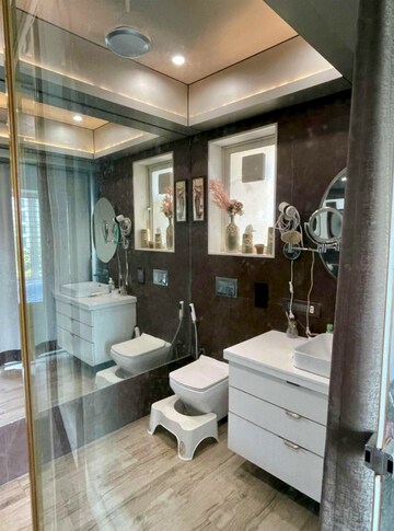 Bathroom in 3 BHK Apartment at Malad West – for Sale