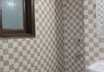 Bathroom in 2 BHK Builder Floor at Chattarpur – for Rent