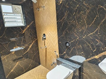 Bathroom in 2 BHK Apartment at Kamalraj Datta Vihar, Moshi – for Rent