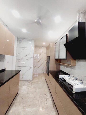 Kitchen in 3 BHK Builder Floor at Boutique Residential Apartments G-88, Saket – for Rent