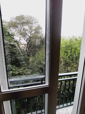 Balcony in 3 BHK Builder Floor at Boutique Residential Apartments G-88, Saket – for Rent