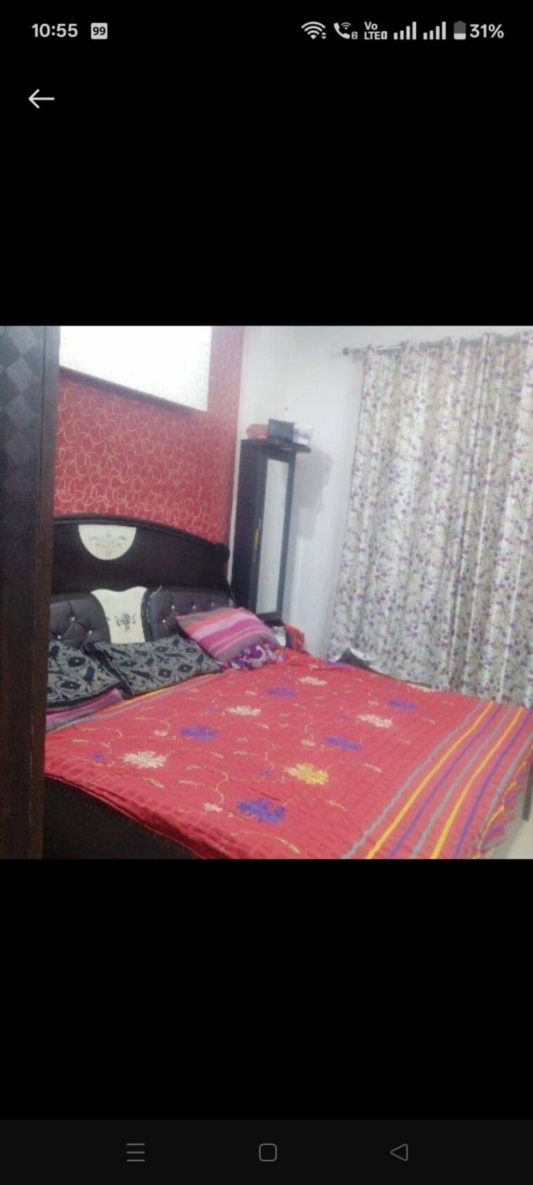 Bedroom, agarwal-associates-mangalam-apartment 1 Bedroom 550 Sq.Ft. Builder Floor In Abhay Khand 3 Ghaziabad 9375293