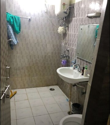Bathroom in 2 BHK Apartment at Rohini Apartment, Gomti Nagar – for Rent