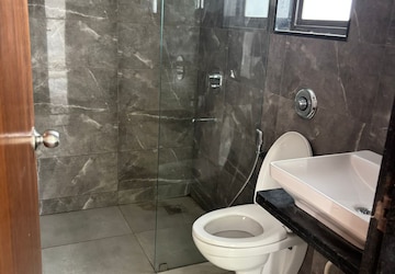 Bathroom in 3 BHK Apartment at Mittal Sun Grandeur, Bavdhan – for Rent
