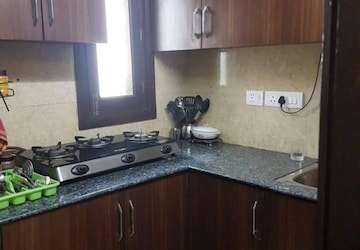 Kitchen in 3 BHK Builder Floor at Kailash Colony – for Rent