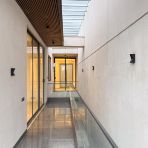 Building Lobby in 3 BHK Builder Floor at Vasant Vihar – for Sale