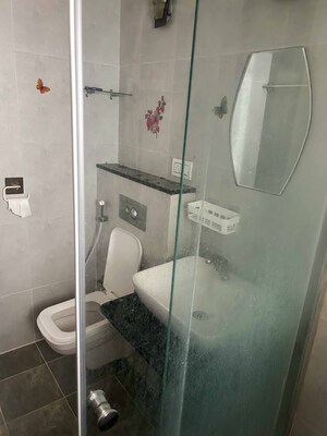 Bathroom in 3 BHK Apartment at Mahendra Aarna, Electronic City Phase ii – for Rent