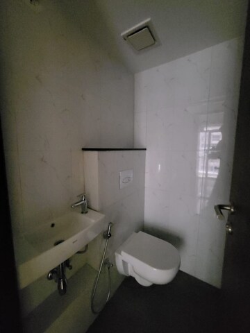 Bathroom in 1 BHK Apartment at Lodha Amara, Kolshet Road – for Rent