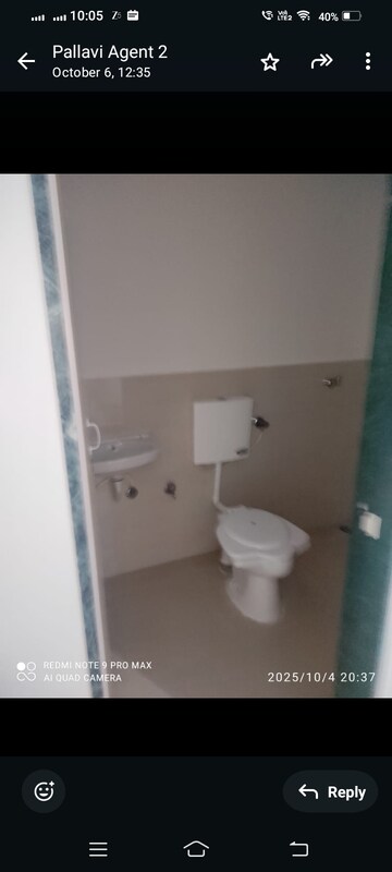 Bathroom in 1 BHK Apartment at Hiranandani Estate Villa Carino, Thane West – for Rent