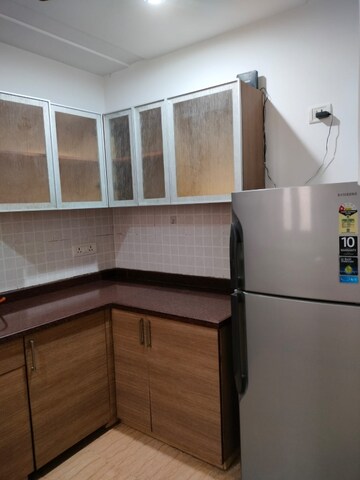 Kitchen in 3 BHK Builder Floor at Kailash Colony – for Rent