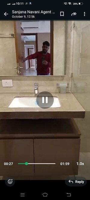 Kitchen in 3 BHK Apartment at Hiranandani Lake Enclave Glendale, Thane West – for Rent