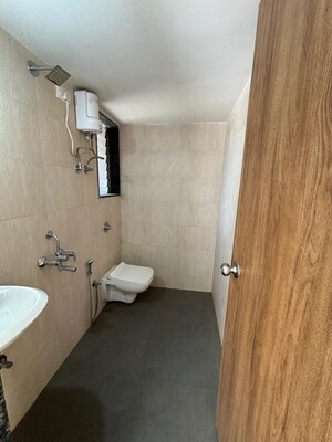 Bathroom in 1 BHK Apartment at Neminath Hiloni Heights, Vasai East – for Sale