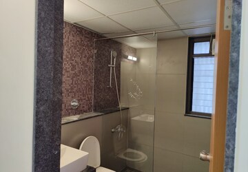 Bathroom in 3 BHK Apartment at Arvind Bel Air, Yelahanka – for Rent