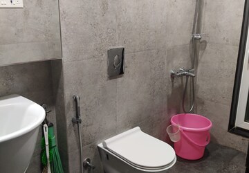 Bathroom in 1 BHK Apartment at Chandak 34 Park Estate, Goregaon West – for Rent