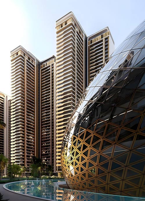 3 BHK + Servant Room 2700 Sq.Ft. Apartment in Elan The Presidential