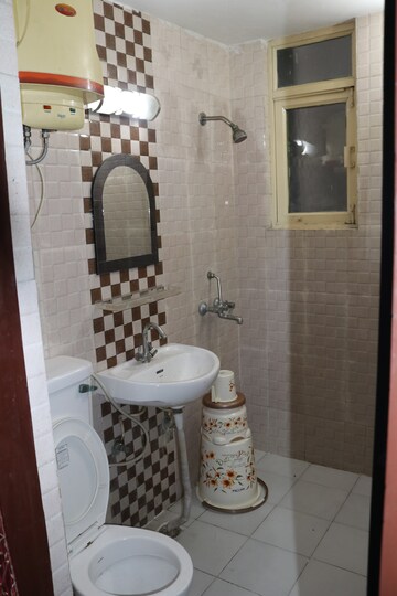 Bathroom in 3 BHK Villa at Lotus Villas, Sector 1 Greater Noida – for Rent