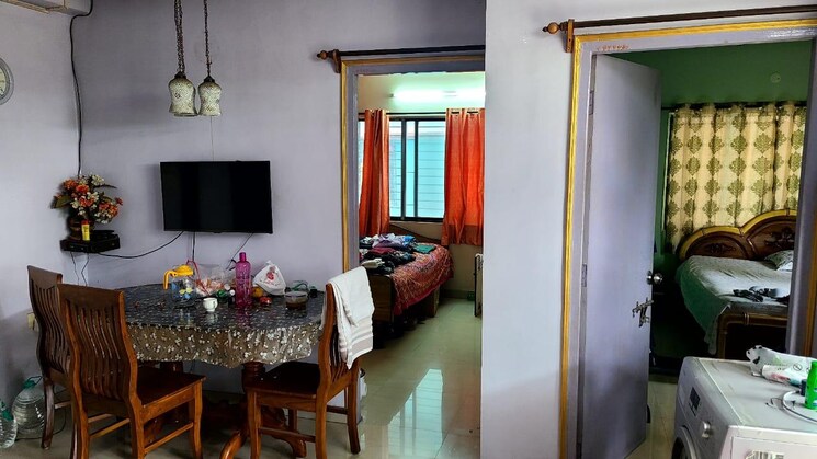 Living Room, kundan-plaza 2 Bedroom 960 Sq.Ft. Apartment In Chinar Park Kolkata 9375698