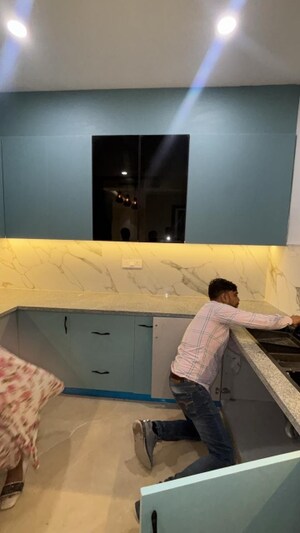 Kitchen in 4 BHK Builder Floor at Chattarpur – for Sale