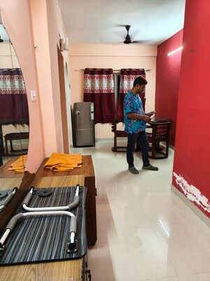 Living Room in 3 BHK Apartment at Kristi Villa, Chinar Park – for Sale