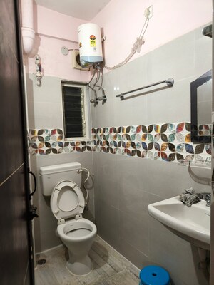 Attached Bathroom in 3 BHK Apartment at Kristi Villa, Chinar Park – for Sale