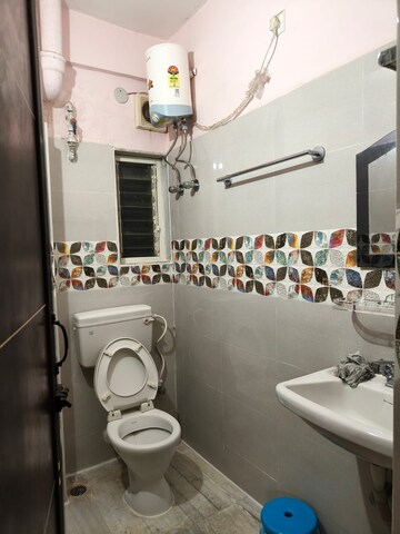 Attached Bathroom in 3 BHK Apartment at Kristi Villa, Chinar Park – for Sale