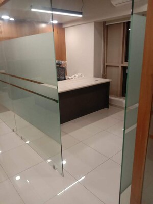 Bathroom in  Office Space at Shilp Epitome, Bodakdev – for Rent